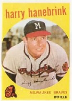 1959 Topps Baseball Cards      322A    Harry Hanebrink TR (with Traded Line)